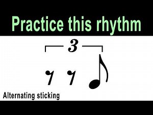 Syncopated Triplet 8th Note Rhythm Exercises @ 80 bpm