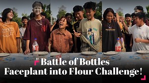 133K views · 3.4K reactions | " Battle of Bottles: Faceplant into Flour Challenge! 藍 | Boys vs Girls | Fun for the Whole Family!" | DREAM WORKS DANCE | Facebook