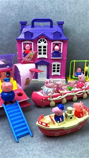 Satisfying with Unboxing & Review Peppa Pig AirPlane Flying Toys ASMR #shorts #toys #peppapig