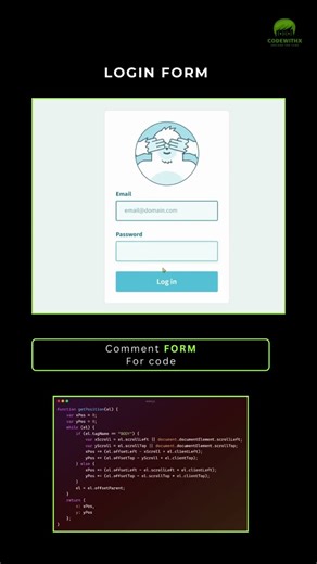 Snowman Login Form UI | HTML CSS Animation #shortsfeed #shorts #htmlcss