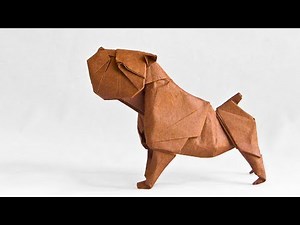 Origami Bulldog by Quentin Trollip