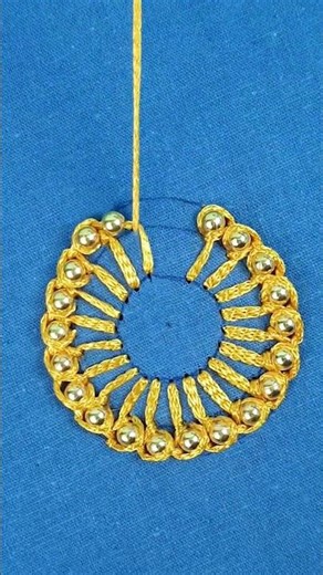 Super circle embroidery tutorial #fbliestyel #reelsvideoシ #trendingreel #reels #hilights #tricks