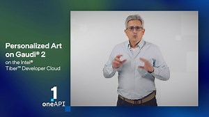 With #IntelGaudi2 on Intel Tiber Developer Cloud, you can take a handful of low-resolution images and build your own personalized AI image generator. Follow along as Guy Tamir shows how you can start generating unique AI art in under an hour. Watch now on the Intel Software YouTube channel: https://intel.ly/3AH8LKe | Intel Developer Zone