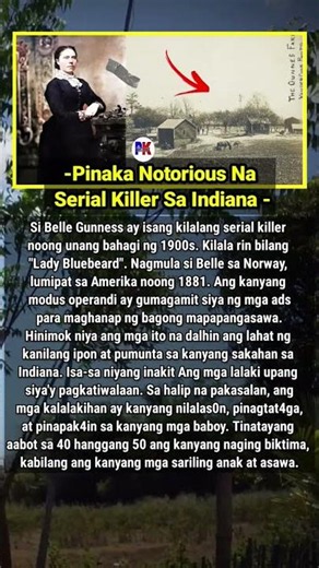 Kinakatakutang Babae Sa Indiana, Belle Gunness Short Story #tagalogcrimestory #tagalogstories