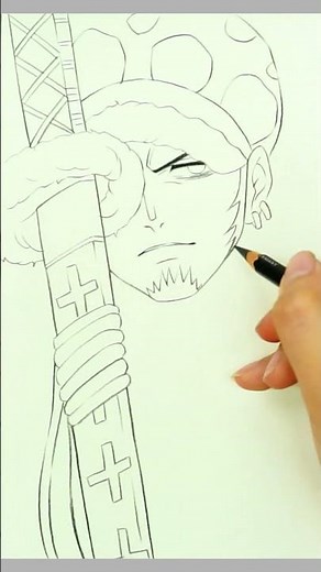 How to Draw Trafalgar Law | One Piece Fanart #OnePiece #Law #Drawing