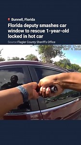 265K views · 4.1K reactions | Florida Deputy Smashes Car Window to Save Baby Trapped in Sweltering Heat Watch full video here https://brightmomments.com/2025/09/27/florida-deputy-smashes-car-window-to-save-baby-trapped-in-sweltering-heat/ | dmaudit | Facebook