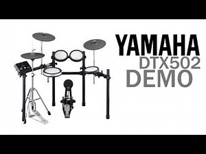 Yamaha DTX502 Series - In Depth Demo