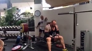 The Mountain from Game Of Thrones benching a casual 200kg for reps. | The Bodybuilding Nation