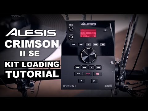 Alesis Crimson II SE electronic drums sound module kit loading tutorial
