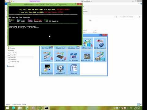 Hướng dẫn cách tạo USB BOOT với DLC BOOT 2015