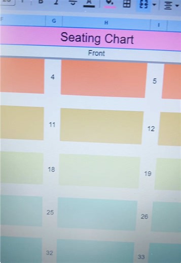 Seating chart to release you of the headache of students fighting over where to seat! 🤣 #seatingchart #teachersoftiktok #teachertok #teacher #classroommanagement
