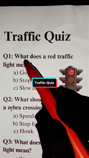Traffic Rules Quiz: Test Your Knowledge Now