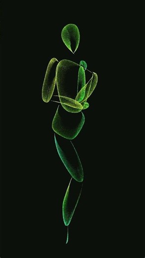 Drawing with a particle brush - corel painter #shorts #art #digitalart