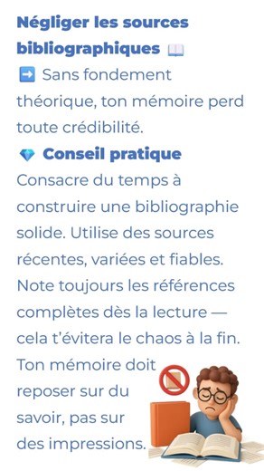 📚 Ta bibliographie, c’est ton socle scientifique !