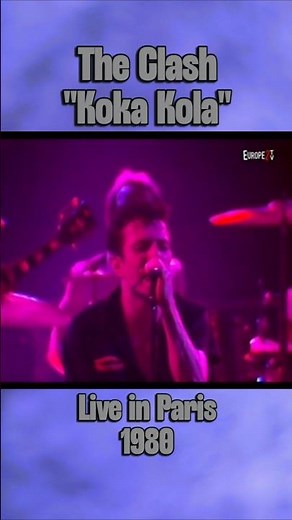 The Clash - "Koka Kola" live in Paris (1980) #theclash #joestrummer #punkrock #classicpunk #ukpunk