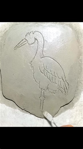 4.2K views · 20 reactions | Simple long legs bird carving tutorial | Andris Brick Art | Facebook