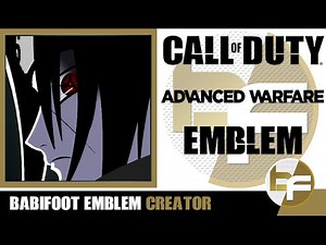 COD Advanced Warfare Emblem Tutorial #197 - Itachi Uchiha