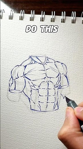 ✨Muscles drawing tutorial EasyPeasy✨ #howtodraw