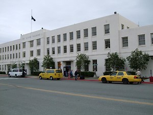 Alaska Railroad Depot in Anchorage, USA