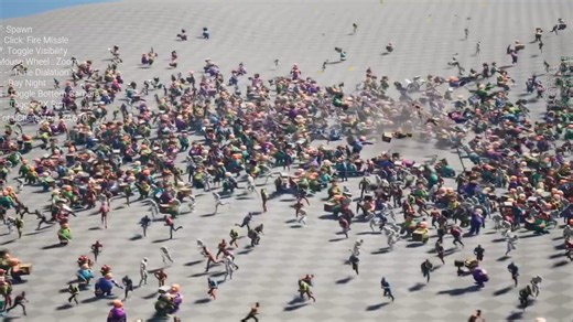 Skelot - Instanced Skeletal Mesh Rendering - 40k Modular Characters