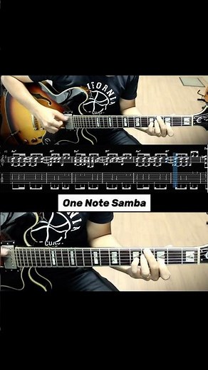 “One Note Samba - Tom Jobim - Chord Melody Guitar” #guitar #chordmelody #fingerstyleguitar #jazz