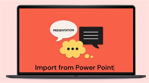 Import from Power Point to Learnlab text