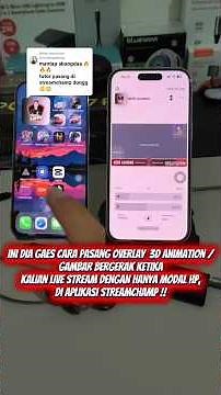 HOW TO INSTALL A MOVING OVERLAY WHEN LIVE STREAMING USING STREAMCHAMP ON YOUR PHONE🤫 #shorts #str...