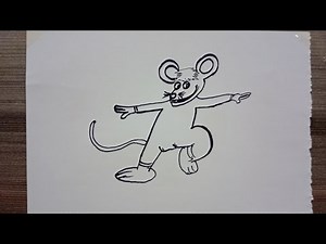 How to Turn Number 75 into a Dancing Mouse – Easy Drawing Tutorial