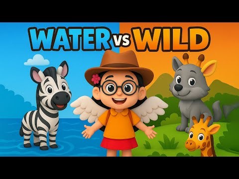 Zebra vs Wolf — A Fun Animal Adventure for Kids!