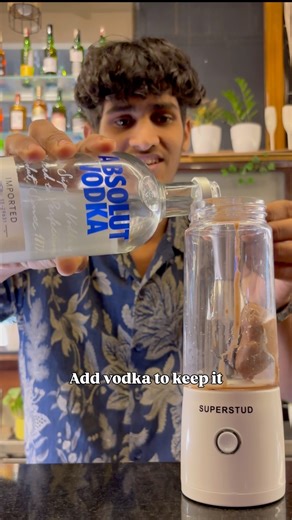 Vodka Desert for Party 🎊 || New Collab For SUPERSTUD Blender 2.0 #superstud #cocktail #cockatiel