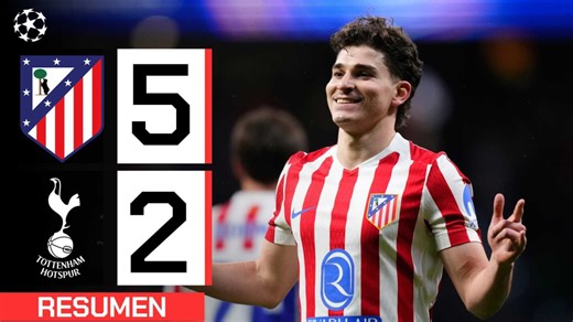 Atlético de Madrid 5-2 Tottenham | Resumen Champions League