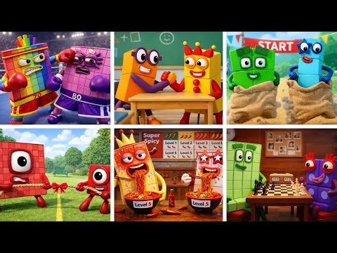 Numberblocks Battle! Who Will Win the Ultimate Showdown?