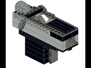 Lego Simple Full-Auto Rubber Band Gun TUTORIAL