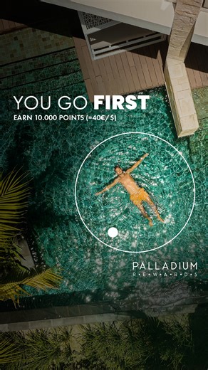 2.1K views · 3 comments | Sign up for Palladium Rewards with the YOUGOFIRST promocode, make your reservation before January 31 and earn €/$40 to redeem for experiences during your stay. Regístrate en Palladium Rewards con el promocode YOUGOFIRST, haz tu reserva antes del 31 de enero y gana 40 €/$ para canjear por experiencias durante tu estancia. #PalladiumRewards #PalladiumHotelGroup | Palladium Hotel Group | Facebook