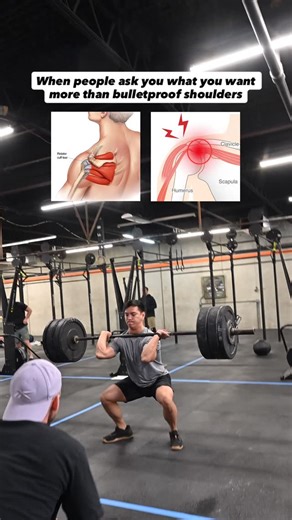 Dr. Nick Ng | CrossFit Chiro | ShoulderRx on Instagram: "Bulletproof shoulders are the dream 🦾 💬 Comment ‘SHOULDER’ for a free shoulder pain fix demo and learn how to build shoulders that never hold you back. When people ask you what you want more than bulletproof shoulders, you honestly can’t think of anything. Because when your shoulders are strong, stable, and pain-free, everything else in training and life feels possible. You can lift, press, pull, and move with total confidence. You don’t
