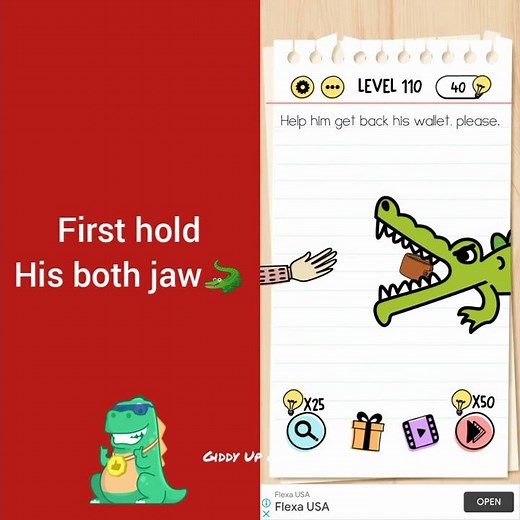 Brain test LEVEL 110 answer