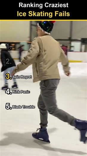 Top 5 Ice Skating Fails #shorts