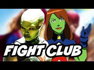 Supergirl Season 2 Episode 4 - Miss Martian Fight Club Scene and Young Justice