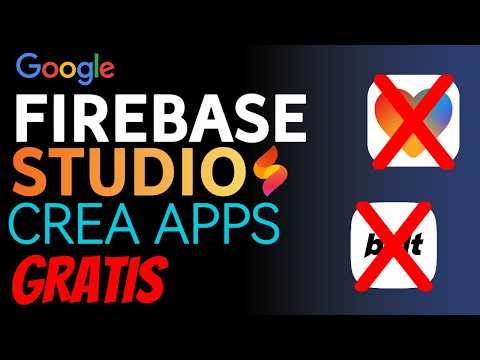 Google Fire Base Studio: ¡Crea Apps Sin Código Fácilmente! GRATIS