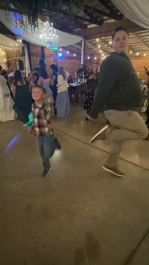 1.1K views | Wesley and uncle Tyler showing their moves on the dance floor.  | Trent Hostetler | Facebook