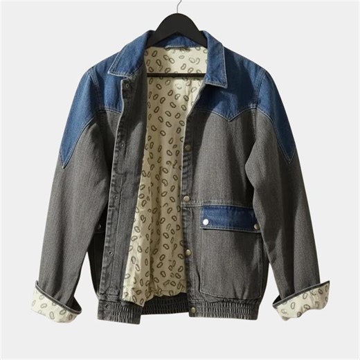 Marty Mcfly Grey Denim Jacket | 80s Retro Back to the Future Inspired Jean Jacket - Etsy Canada