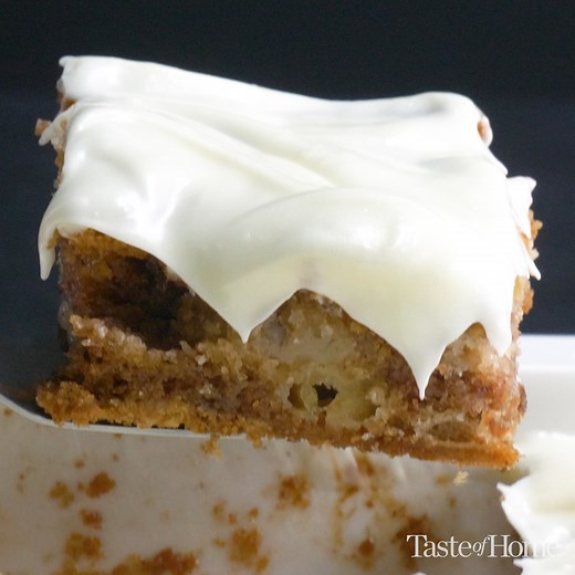 An excellent choice for potlucks ANY time of the year. Get the recipe for Potluck German Apple Cake here: https://trib.al/sP73nsp | Taste of Home
