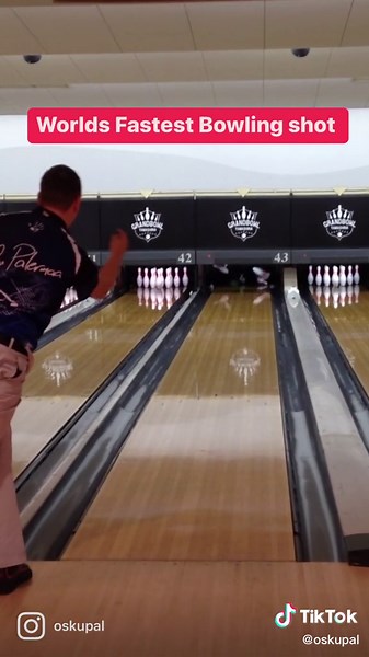 Worlds Fastest Bowling Shot