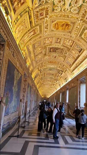 바티칸시국 바티칸박물관 지도의 방/a room on the map of the Vatican Museums in Vatican City
