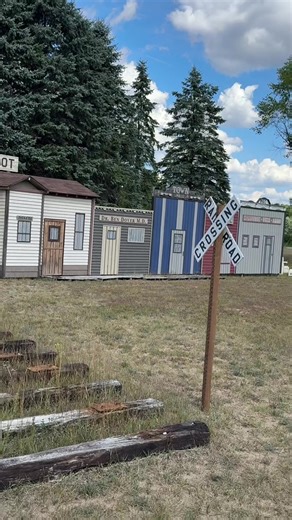 Western town on the white pine trail! #westerntown #trailsinmichigan #cooladventures #michigan