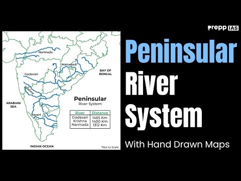 Peninsular River System Explained | Indian Geography for UPSC 2025 Preparation #UPSC #prelims2025