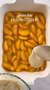Gluten-Free Peach Cobbler! Recipe in the comments | Meaningful Eats