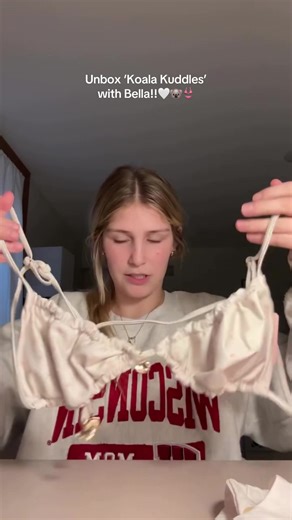 Unbox ‘Koala Kuddles’ with Bella!🤍🐨 #bikini #swimwear #trend #fyp #bikinibrand