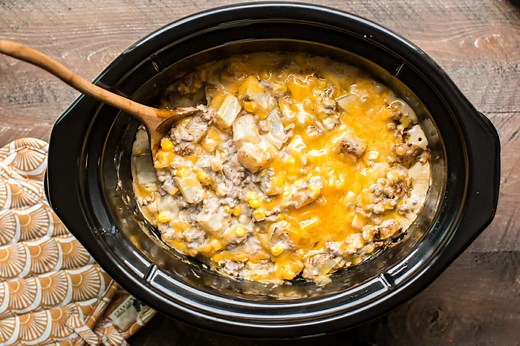 Slow Cooker Hamburger Hash