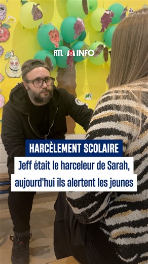 Jeff était le harceleur de Sarah au lycée. Il y a 3 ans, il l'a appelée pour s'excuser et ils ont décidé, ensemble, d'intervenir dans des écoles pour lutter contre le harcèlement scolaire. 💻 Eva Serayol 🎙️ Arthur Pereira | M6 Info